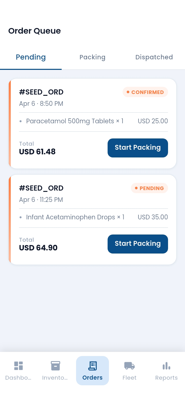 Order Queue